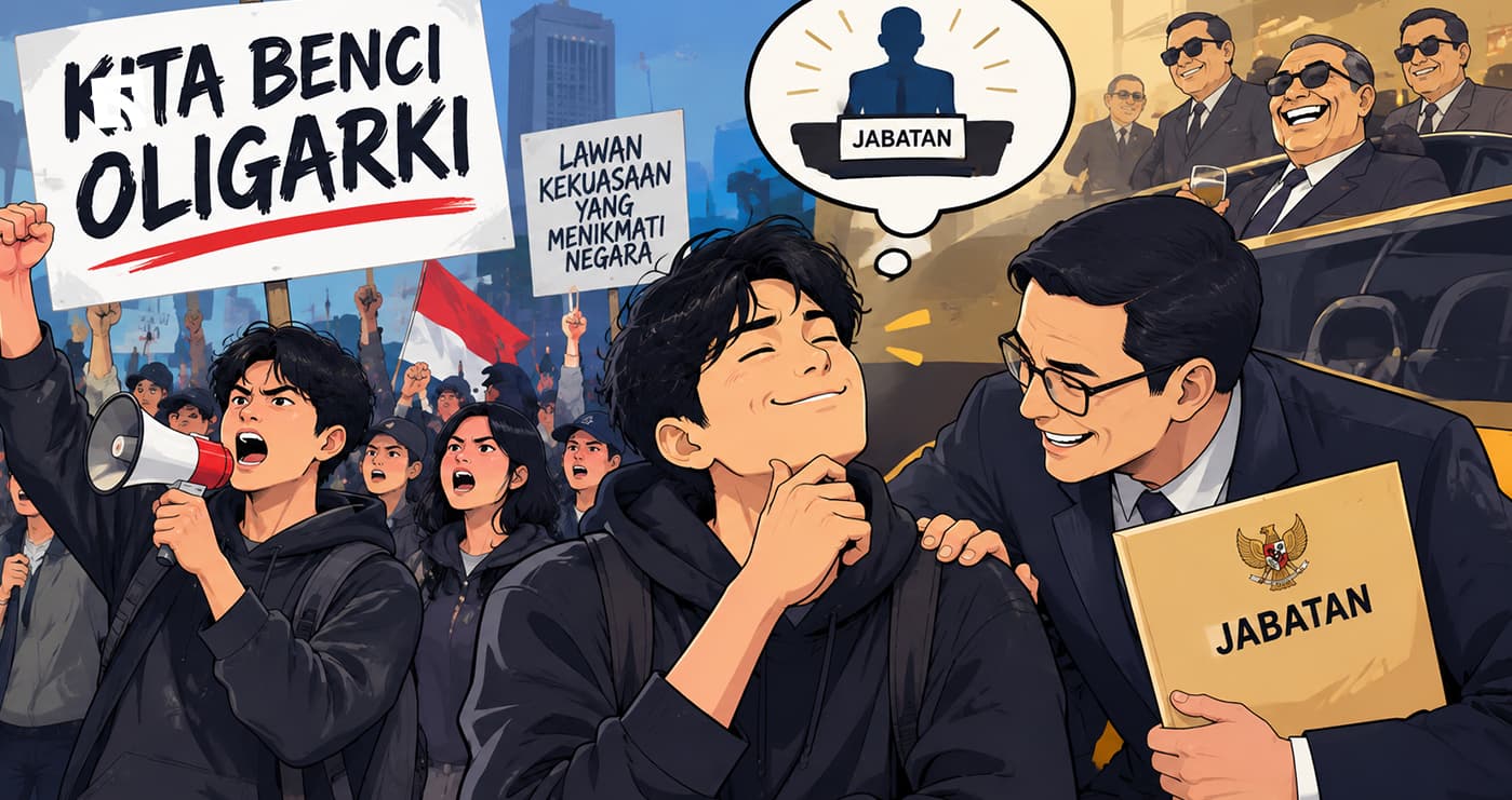 Kita Benci Oligarki, Tapi Senang Kalau Dikasih Jabatan